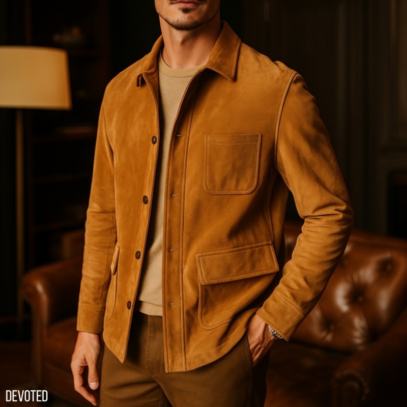 Aeroboat Jacket XS Tan Suede