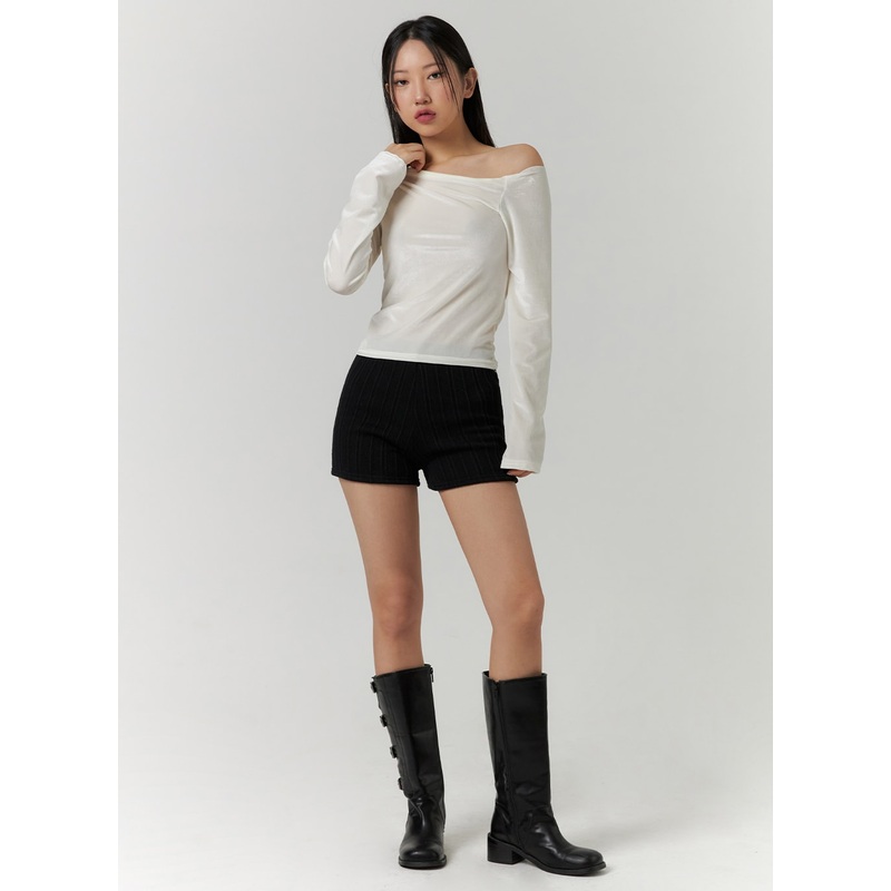 Corduroy Shorts CD314 Black S/M