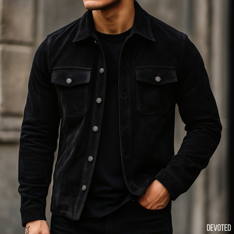 Eagle Jacket XS Black Suede