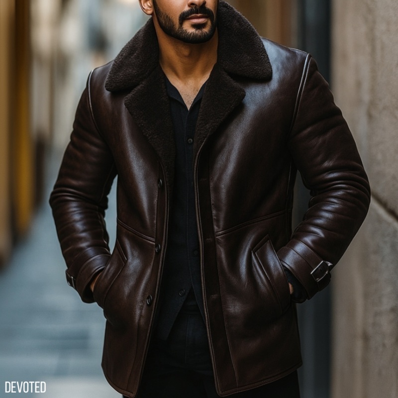 Longhorn Coat XS Black Leather