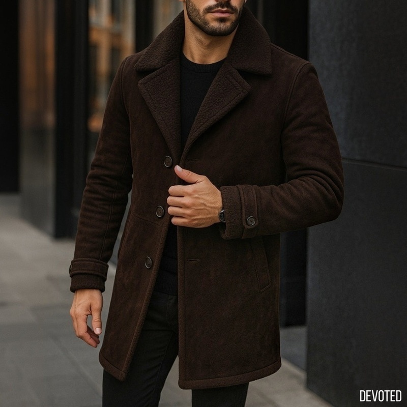 Nomad Coat XS Brown Suede