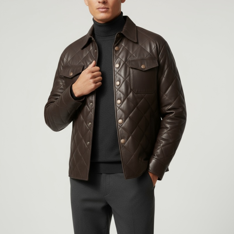 Shooter Jacket XS Chocolate Leather