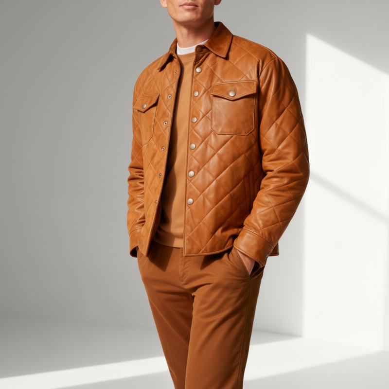 Shooter Jacket XS Tan Leather