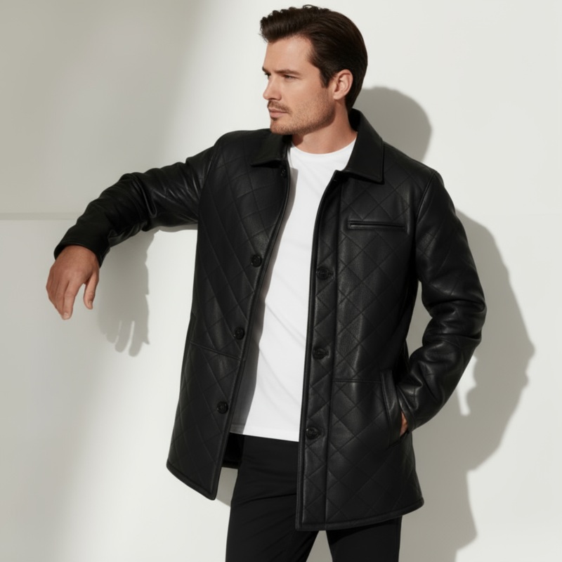 Toucan Coat XS Black Suede