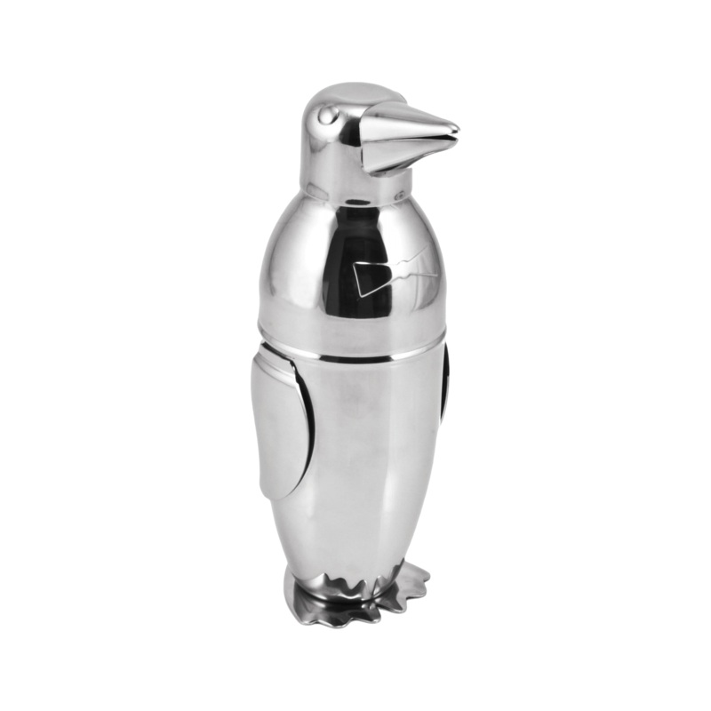 Uberstar Penguin Cocktail Shaker Stainless Steel One Size