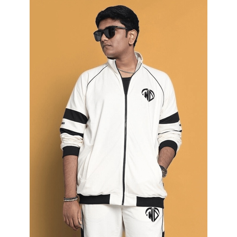 CALEDONIA COTTON TERRY JACKET OFF WHITE XS