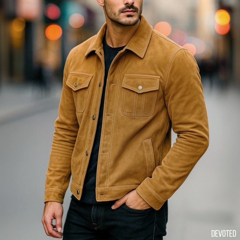 Expeditor Jacket XS Tan Suede