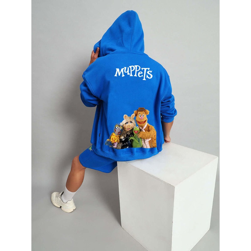 Muppet Duds Fleece Co-ord in Blue XS