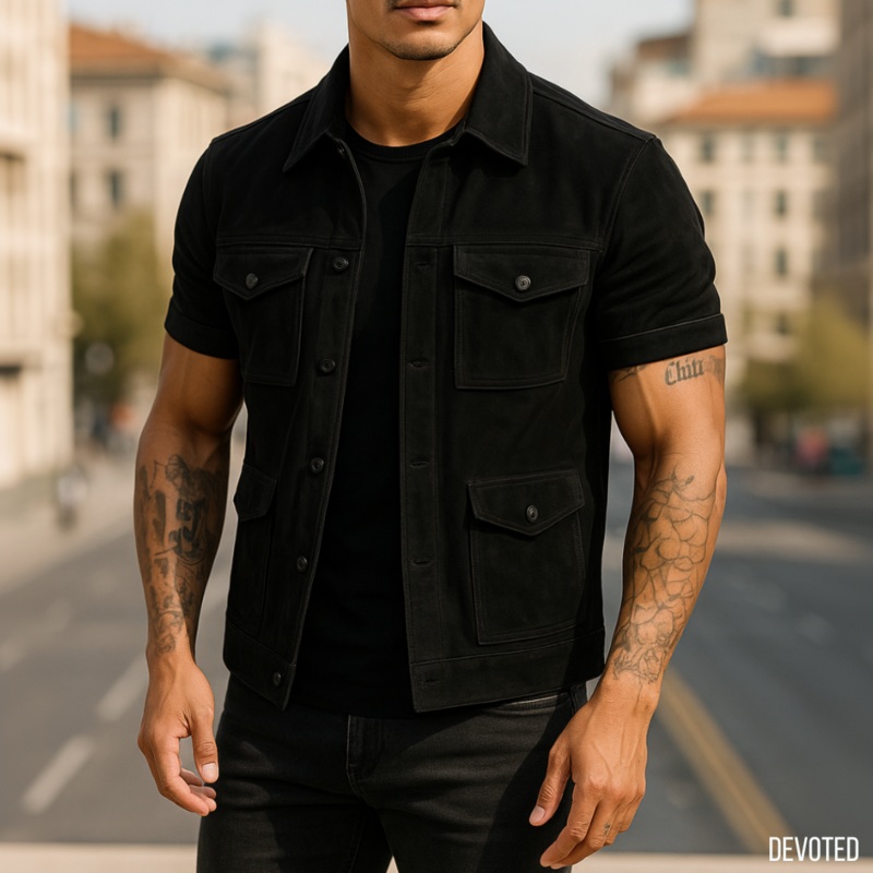 Rhino Jacket XS Black Suede