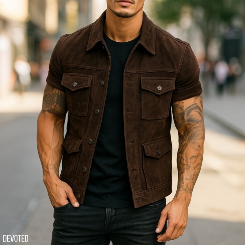 Rhino Jacket XS Brown Suede