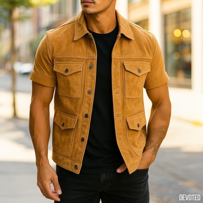 Rhino Jacket XS Tan Suede