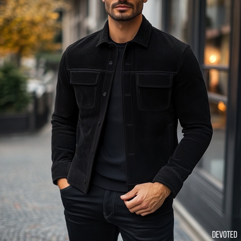 Tigershark Jacket XS Black Suede