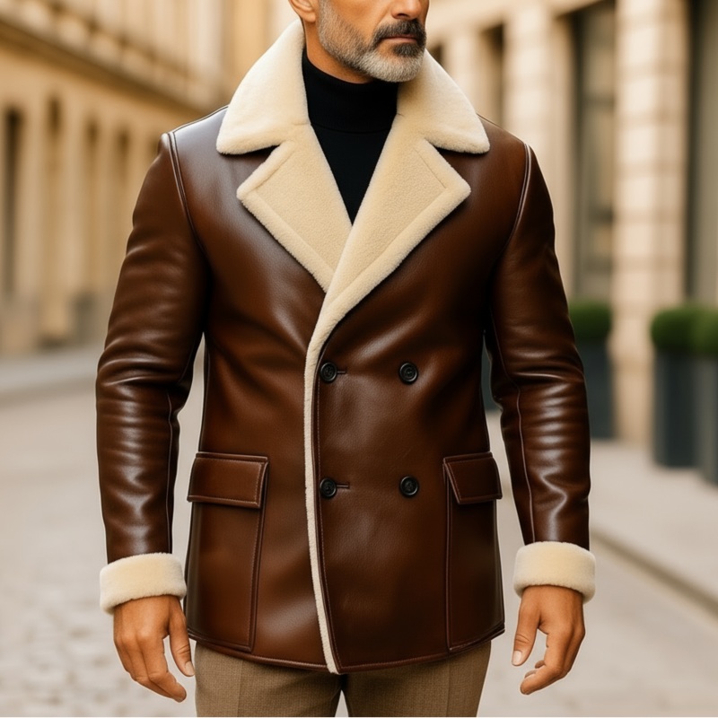 Washington Coat XS Black Leather