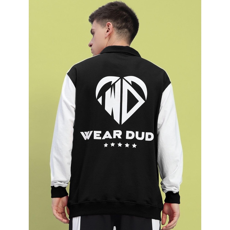 WD CORVUS SWEATSHIRT WHITE-BLACK XS