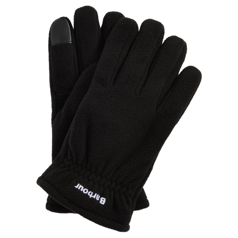 Barbour Coalford Fleece Gloves Black Medium