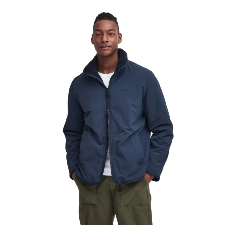 Barbour Reversible Fleece Jacket Navy Small