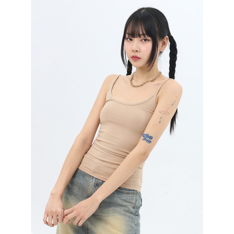 Basic Tank Top IN314 Beige S