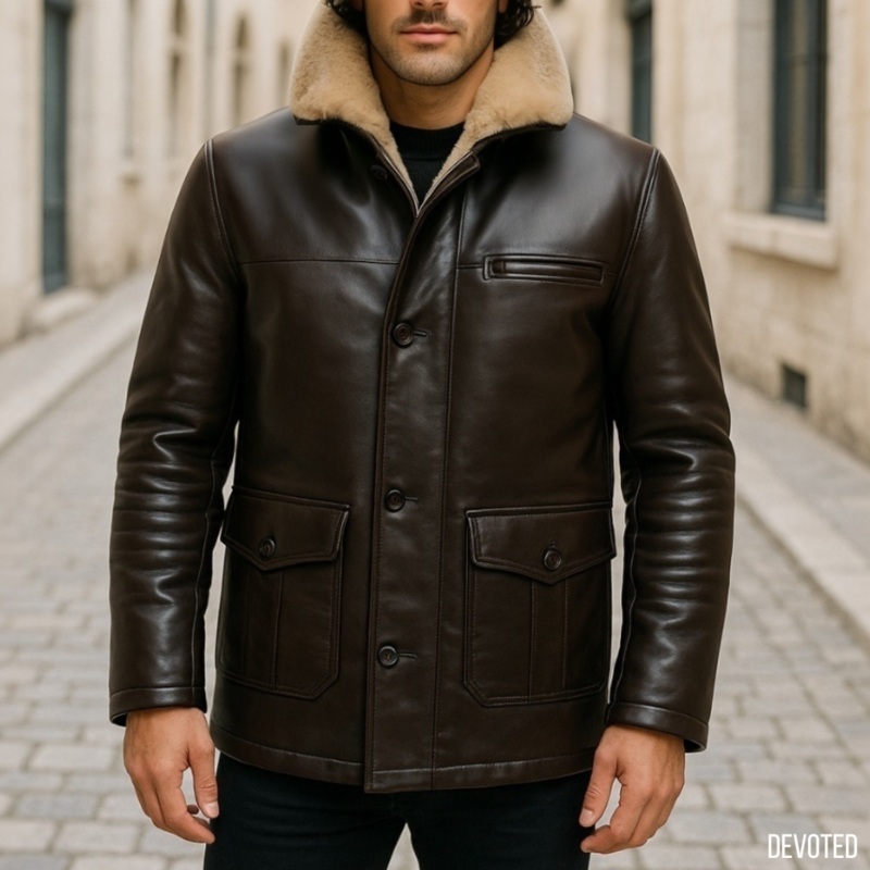 Cobra Coat XS Chocolate Leather