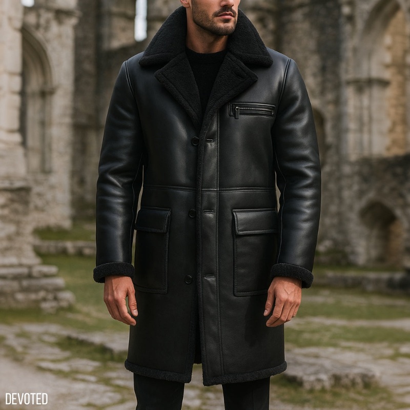 Gigant Coat XS Black Leather
