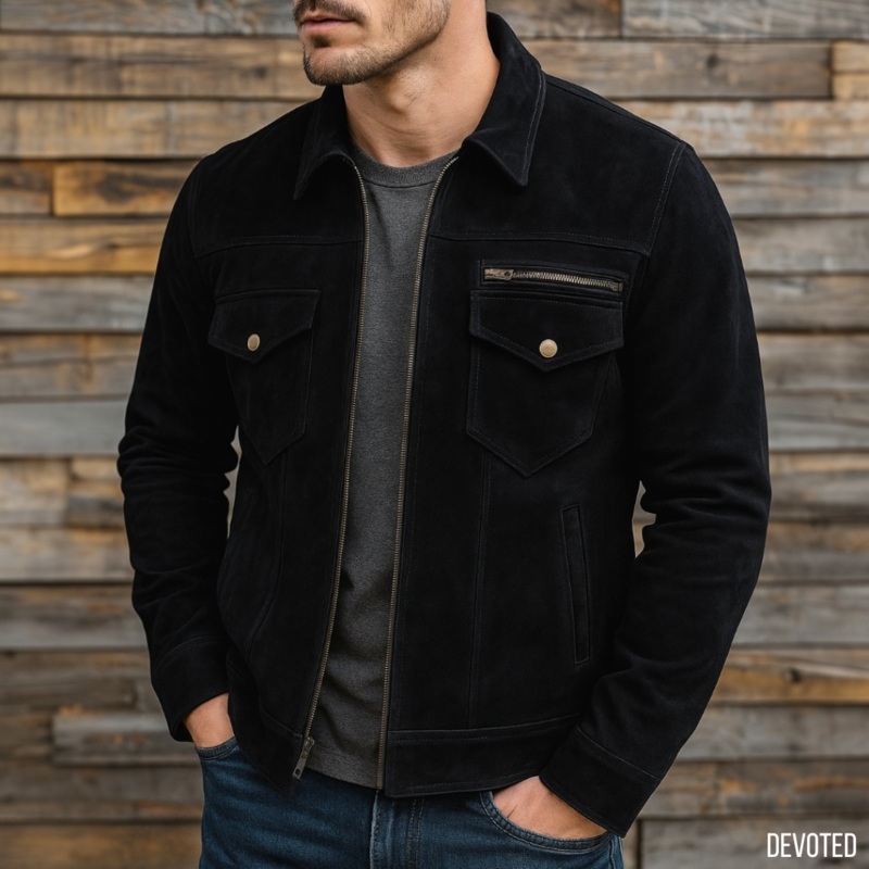 Predator Jacket XS Black Suede