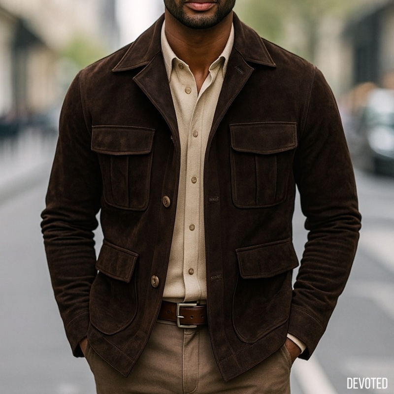 Proctor Jacket XS Brown Suede