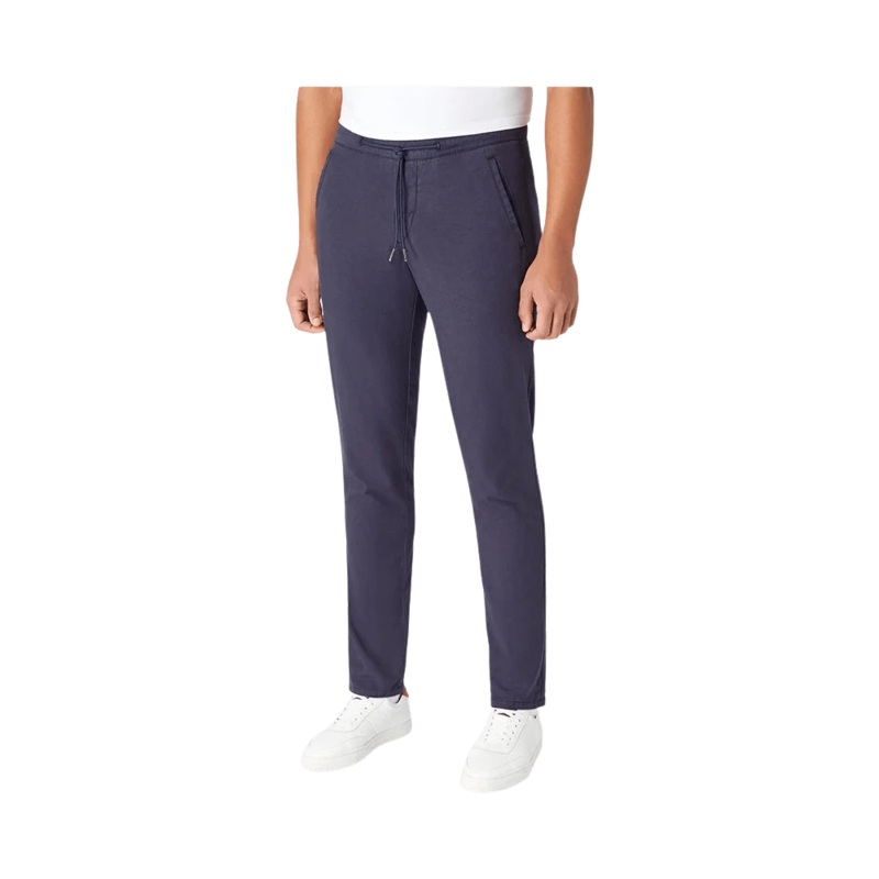 Remus Uomo Drawstring Chinos Navy Medium