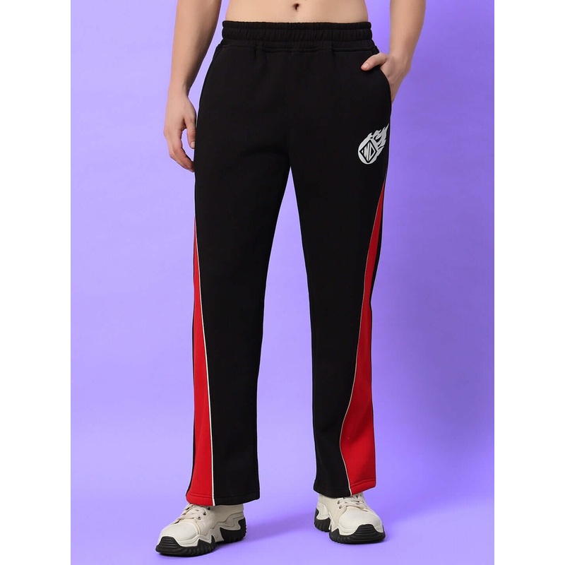WD FIREBALL COLORBLOCK CARGO PANT BLACK RED XS