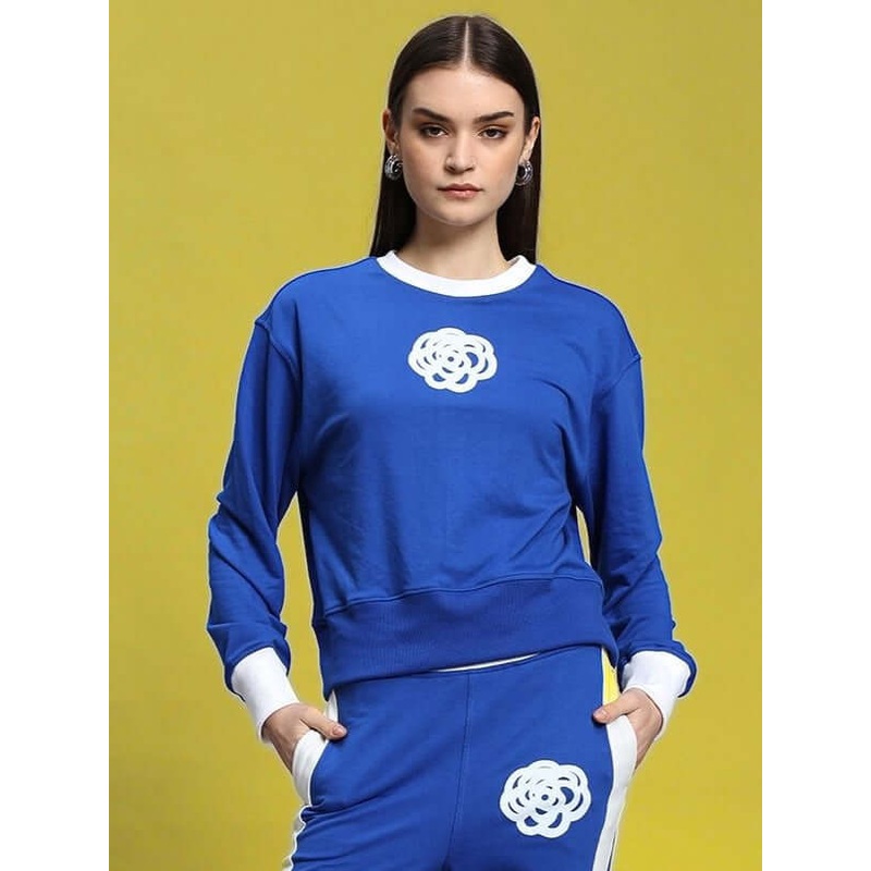 WOMEN’S JESSFLICK RELAXED FIT SWEATSHIRT ROYAL BLUE XS