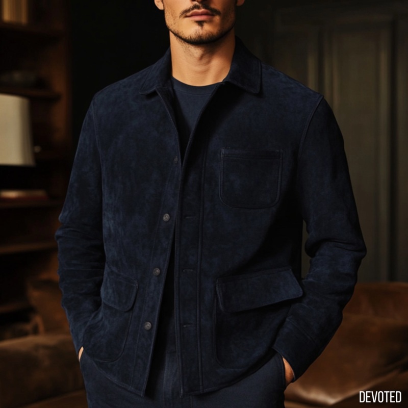 Aeroboat Jacket XS Blue Suede