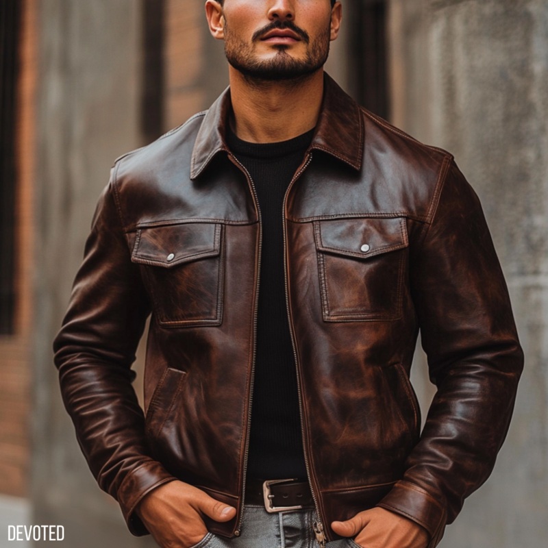 Aeromarine Jacket XS Brown Leather