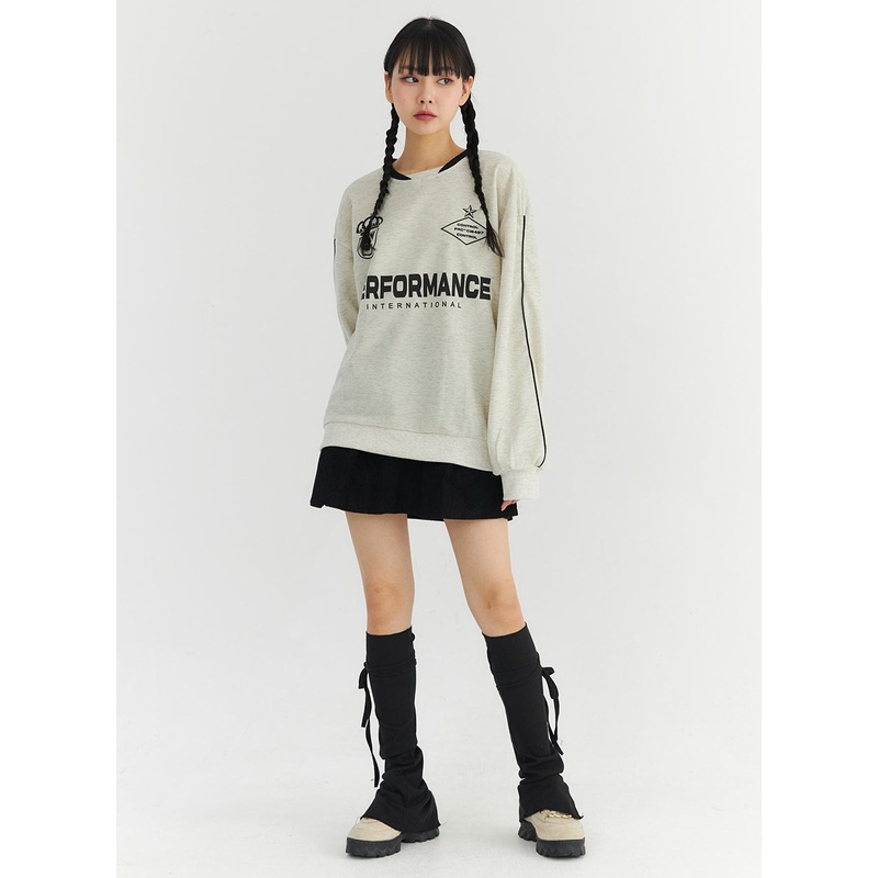 Corduroy Pleated Mini Skirt CO330 Black S/M