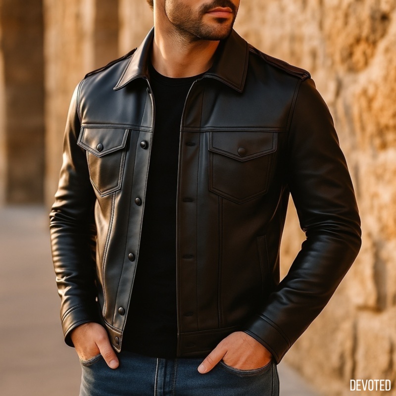 Persuader Jacket XS Black Leather