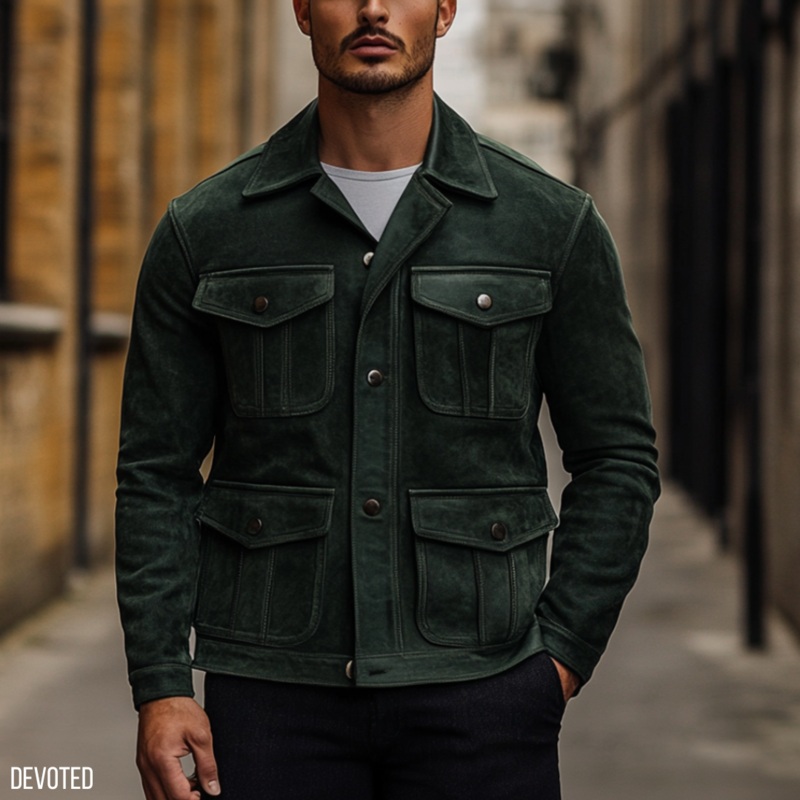 Seaking Jacket XS Green Suede
