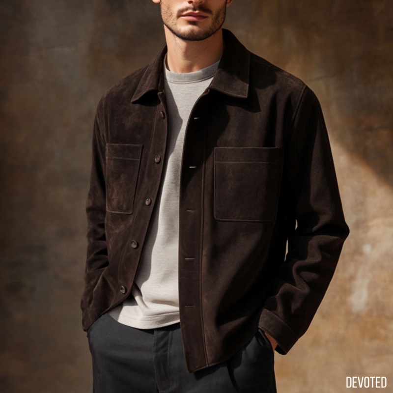 Tomahawk Jacket XS Brown Suede