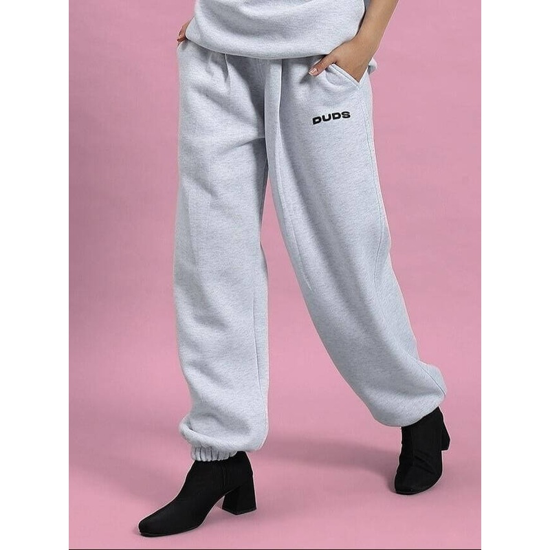 WOMEN BONAFIDE FLEECE PANT MELANGE GREY XS