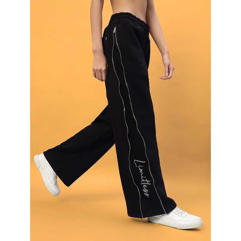 WOMEN LIMITLESS FLEECE REFLECTOR JOGGER BLACK XS