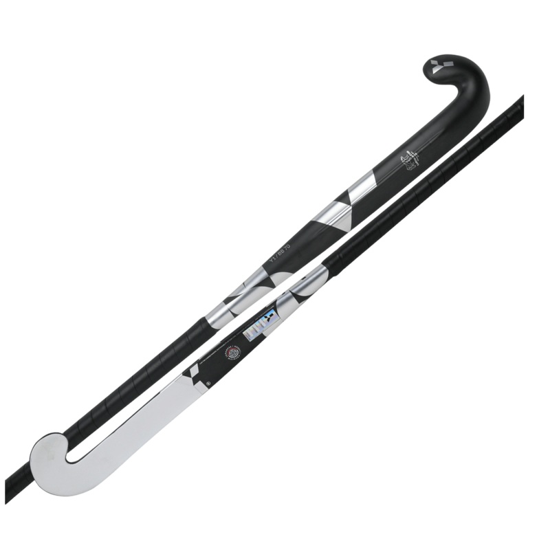 Y1 Bb 70 Hockey Stick Black & White 36.5