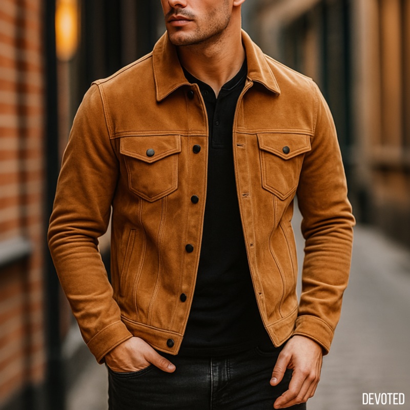 Gargoyle Jacket XS Tan Suede