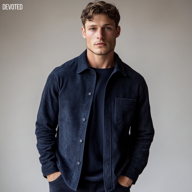 Lightning Jacket XS Blue Suede