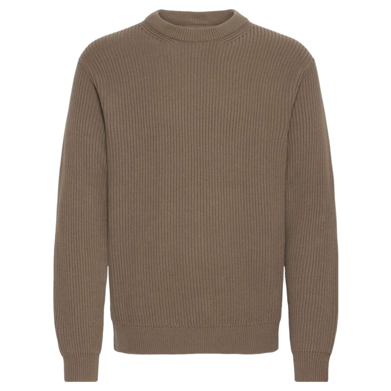 !SOLID Crew Neck Jumper Bungee Cord Green Small