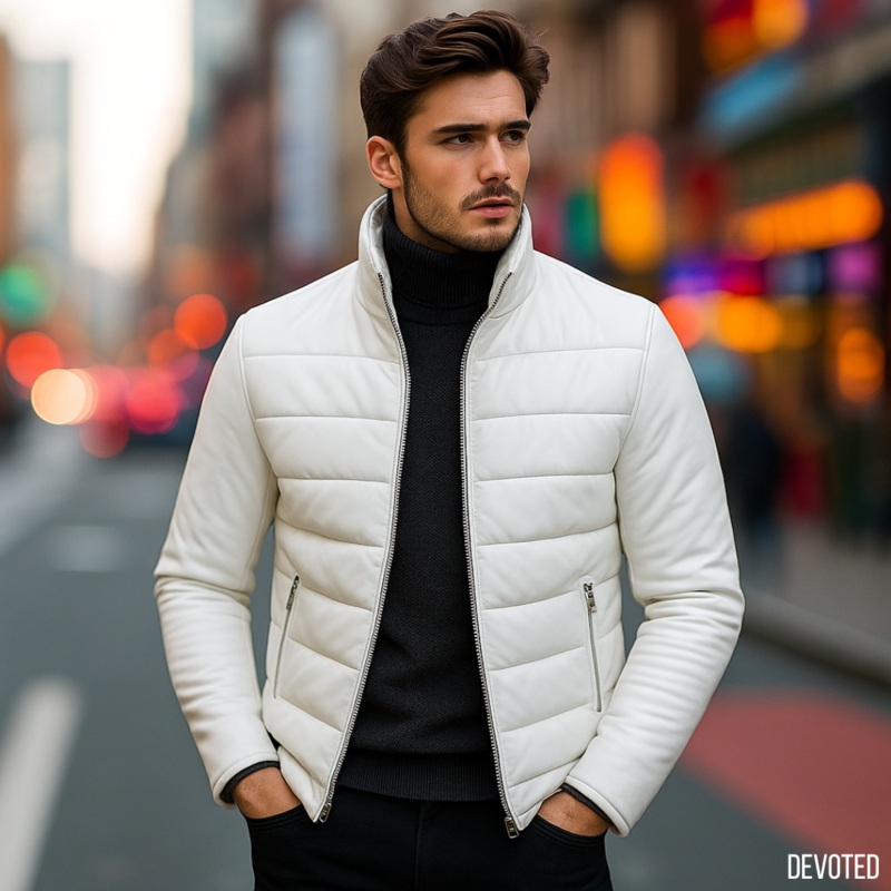 Walrus Jacket XS White Leather