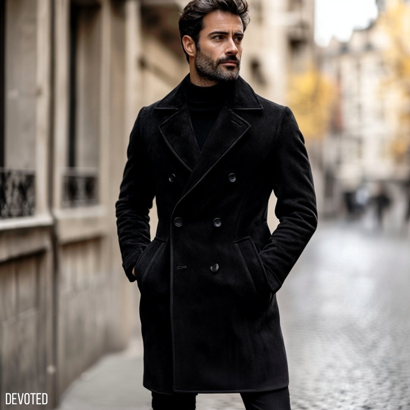 Blackhawk Coat XS Black Suede