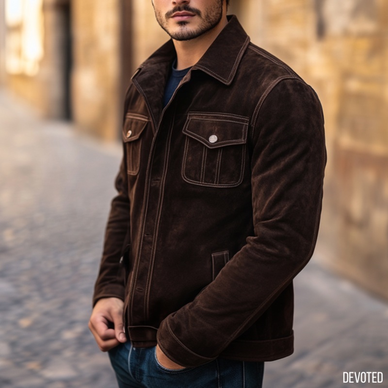 Expeditor Jacket XS Brown Suede