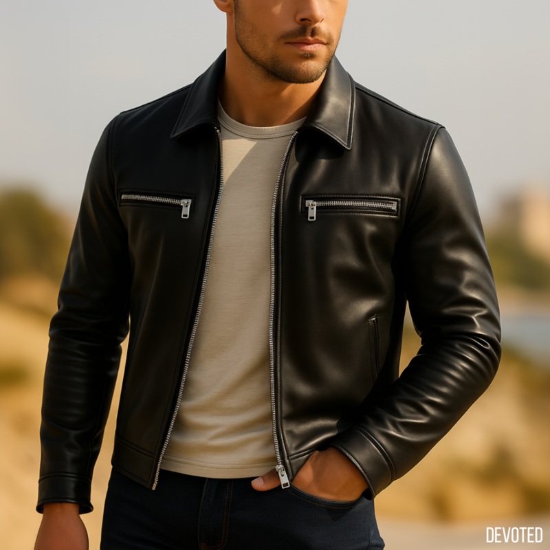 Hector Jacket XS Black Leather