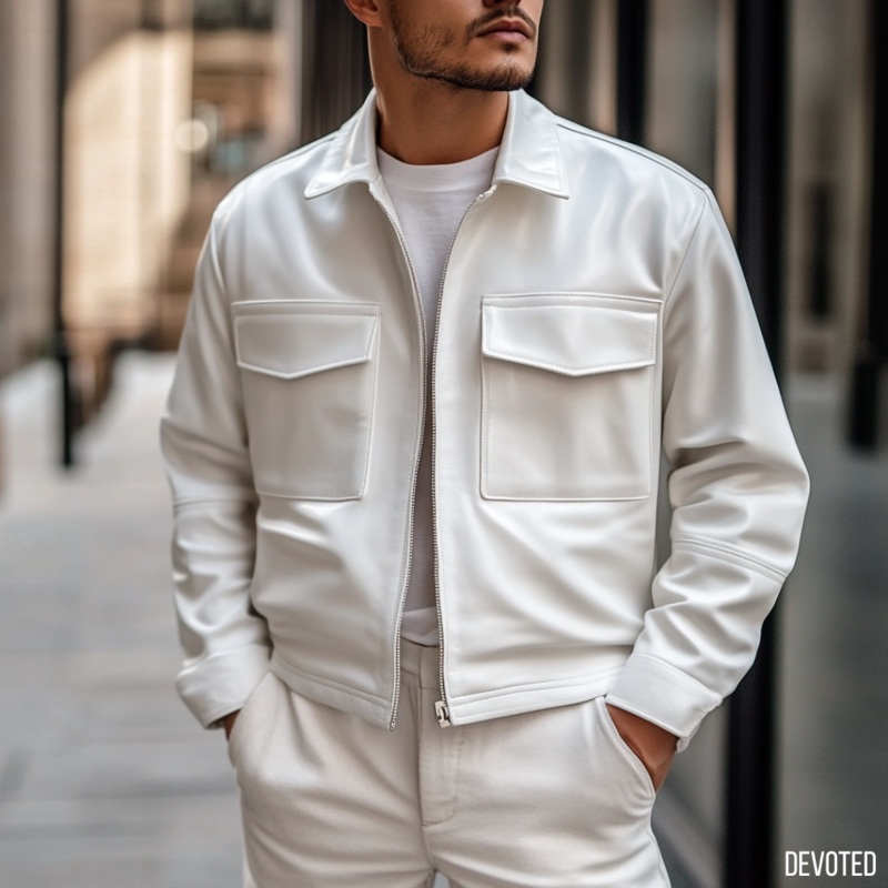 Nightjar Jacket XS White Leather