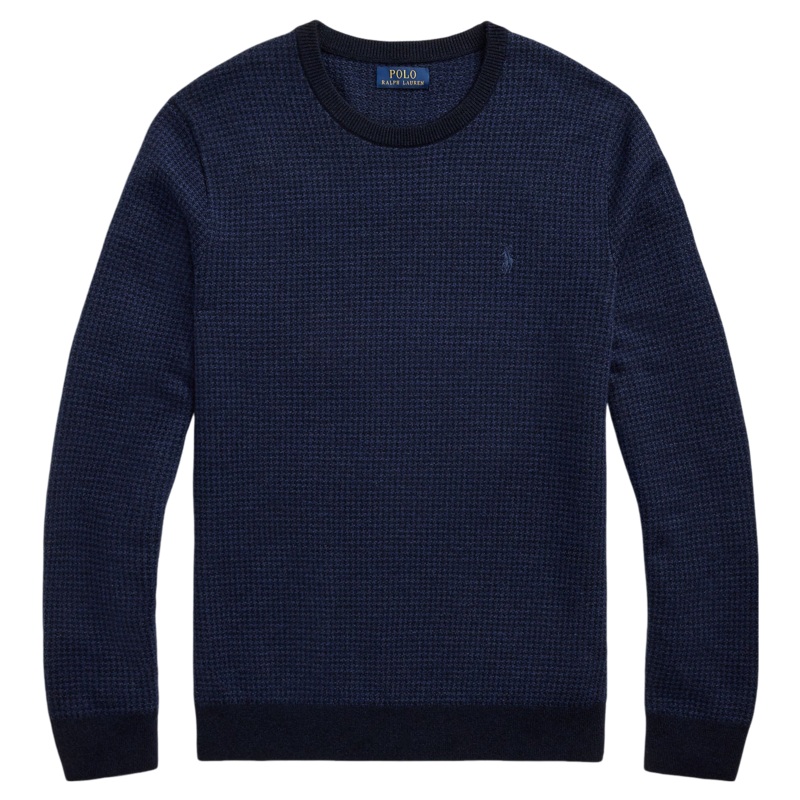 Polo Ralph Lauren Long Sleeve Pullover Navy Combo Medium