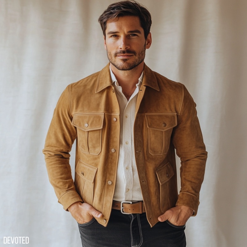 Skyknight Jacket XS Tan Suede