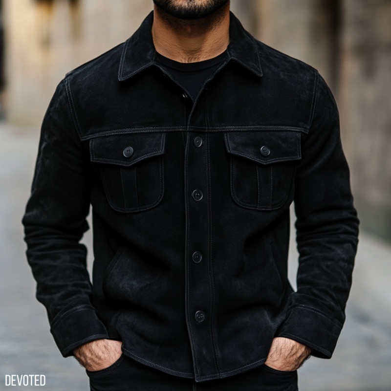 Ventura Jacket XS Black Suede