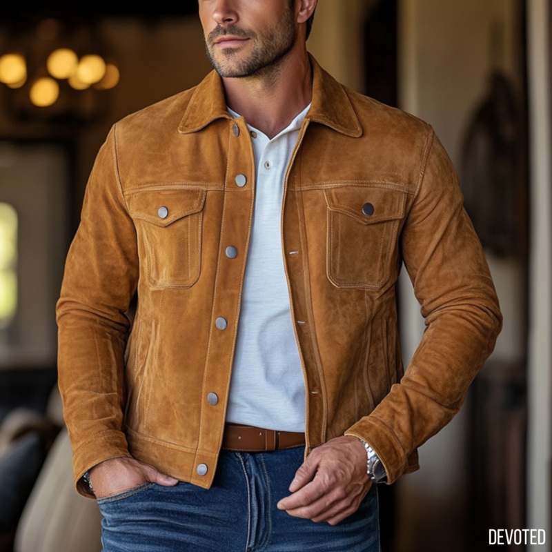 Warhawk Jacket XS Tan Suede