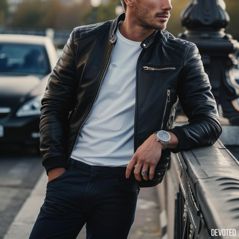 Armadillo Jacket XS Black Leather